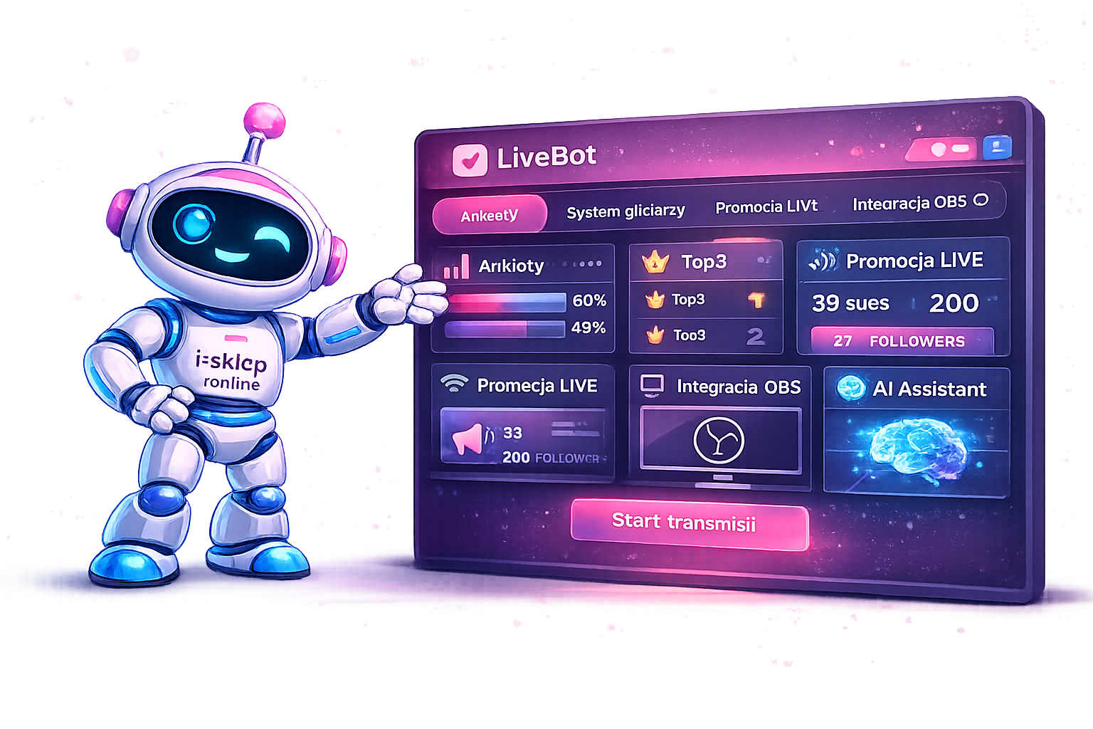 LiveBot funkcje